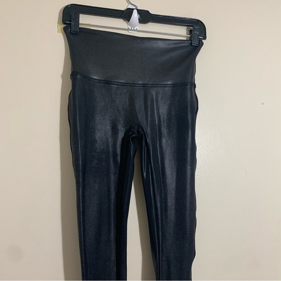 SPANX faux leather leggings L - Picture 6 of 16